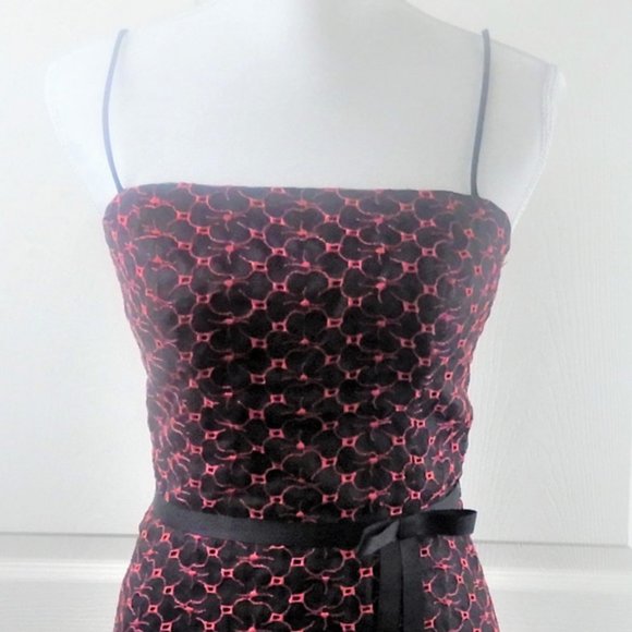 ABS Collection Black & Pink Spaghetti Strap Dress - Picture 9 of 16